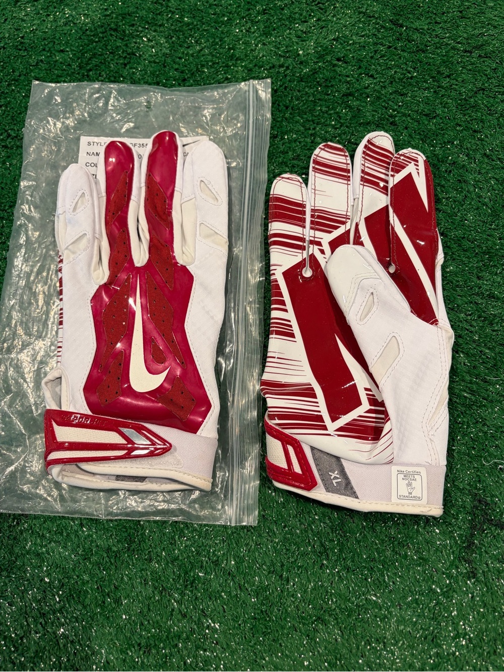 NEW NIKE VAPOR JET 3.0 WR FOOTBALL GLOVES